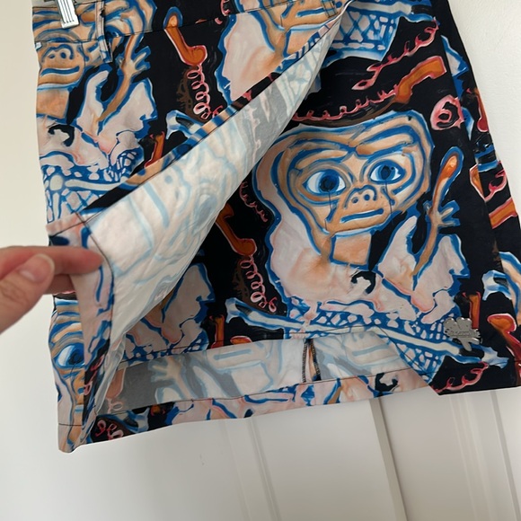 Heaven by Marc Jacobs E.T. Phone Home Abstract Print Skirt Size S - Picture 5 of 11